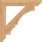 Ekena Millwork Balboa Slat Smooth Bracket, Western Red Cedar, 3 1/2"W x 26"D x 26"H BKT04X26X26BOA06SWR - alternate 3